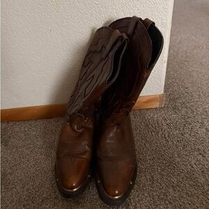 Men's Laredo Brown Leather Western Boots